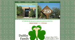 Desktop Screenshot of dublinfamilycare250.com